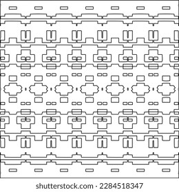 Textura elegante con figuras de líneas.Patrón geométrico en blanco y negro para páginas web, texturas, tarjetas, afiches, tela, textil. Diseño repetitivo gráfico monocromo. 