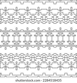 Textura elegante con figuras de líneas.Patrón geométrico en blanco y negro para páginas web, texturas, tarjetas, afiches, tela, textil. Diseño repetitivo gráfico monocromo. 