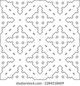 Textura elegante con figuras de líneas.Patrón geométrico en blanco y negro para páginas web, texturas, tarjetas, afiches, tela, textil. Diseño repetitivo gráfico monocromo. 