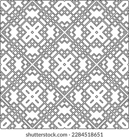 Textura elegante con figuras de líneas.Patrón geométrico en blanco y negro para páginas web, texturas, tarjetas, afiches, tela, textil. Diseño repetitivo gráfico monocromo. 