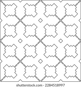 Textura elegante con figuras de líneas.Patrón geométrico en blanco y negro para páginas web, texturas, tarjetas, afiches, tela, textil. Diseño repetitivo gráfico monocromo. 