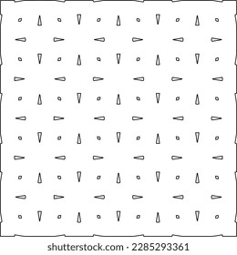 Stylish texture with figures from lines.Abstract geometric black and white pattern for web page, textures, card, poster, fabric, textile. Monochrome graphic repeating design. 