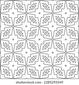 Textura elegante con figuras de líneas.Patrón geométrico en blanco y negro para páginas web, texturas, tarjetas, afiches, tela, textil. Diseño repetitivo gráfico monocromo. 
