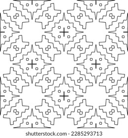 Textura elegante con figuras de líneas.Patrón geométrico en blanco y negro para páginas web, texturas, tarjetas, afiches, tela, textil. Diseño repetitivo gráfico monocromo. 