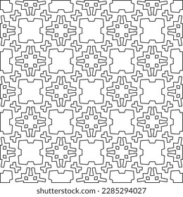 Textura elegante con figuras de líneas.Patrón geométrico en blanco y negro para páginas web, texturas, tarjetas, afiches, tela, textil. Diseño repetitivo gráfico monocromo. 