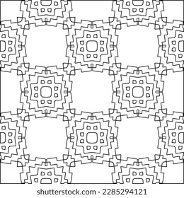 Textura elegante con figuras de líneas.Patrón geométrico en blanco y negro para páginas web, texturas, tarjetas, afiches, tela, textil. Diseño repetitivo gráfico monocromo. 
