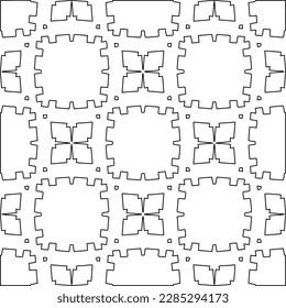 Textura elegante con figuras de líneas.Patrón geométrico en blanco y negro para páginas web, texturas, tarjetas, afiches, tela, textil. Diseño repetitivo gráfico monocromo. 