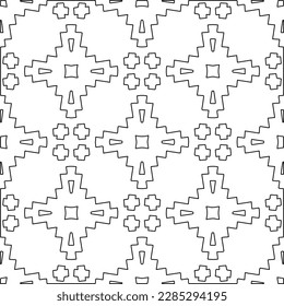 Textura elegante con figuras de líneas.Patrón geométrico en blanco y negro para páginas web, texturas, tarjetas, afiches, tela, textil. Diseño repetitivo gráfico monocromo. 