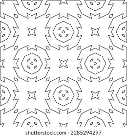 Textura elegante con figuras de líneas.Patrón geométrico en blanco y negro para páginas web, texturas, tarjetas, afiches, tela, textil. Diseño repetitivo gráfico monocromo. 