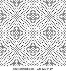 Textura elegante con figuras de líneas.Patrón geométrico en blanco y negro para páginas web, texturas, tarjetas, afiches, tela, textil. Diseño repetitivo gráfico monocromo. 