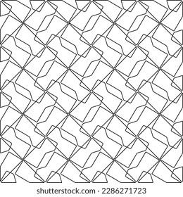 Textura elegante con figuras de líneas.Patrón geométrico en blanco y negro para páginas web, texturas, tarjetas, afiches, tela, textil. Diseño repetitivo gráfico monocromo. 
