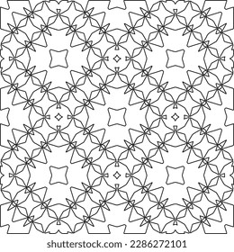 Textura elegante con figuras de líneas.Patrón geométrico en blanco y negro para páginas web, texturas, tarjetas, afiches, tela, textil. Diseño repetitivo gráfico monocromo. 