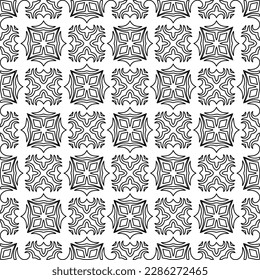 Textura elegante con figuras de líneas.Patrón geométrico en blanco y negro para páginas web, texturas, tarjetas, afiches, tela, textil. Diseño repetitivo gráfico monocromo. 