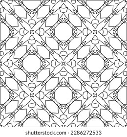 Textura elegante con figuras de líneas.Patrón geométrico en blanco y negro para páginas web, texturas, tarjetas, afiches, tela, textil. Diseño repetitivo gráfico monocromo. 