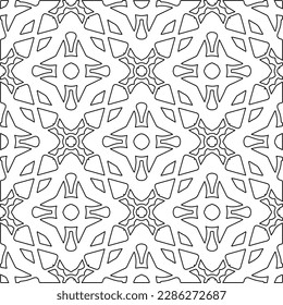 Textura elegante con figuras de líneas.Patrón geométrico en blanco y negro para páginas web, texturas, tarjetas, afiches, tela, textil. Diseño repetitivo gráfico monocromo. 