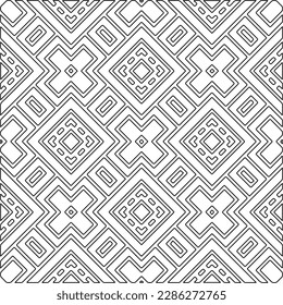 Textura elegante con figuras de líneas.Patrón geométrico en blanco y negro para páginas web, texturas, tarjetas, afiches, tela, textil. Diseño repetitivo gráfico monocromo. 