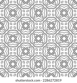 Textura elegante con figuras de líneas.Patrón geométrico en blanco y negro para páginas web, texturas, tarjetas, afiches, tela, textil. Diseño repetitivo gráfico monocromo. 