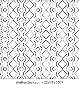 Textura elegante con figuras de líneas.Patrón geométrico en blanco y negro para páginas web, texturas, tarjetas, afiches, tela, textil. Diseño repetitivo gráfico monocromo. 