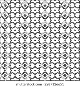 Textura elegante con figuras de líneas.Patrón geométrico en blanco y negro para páginas web, texturas, tarjetas, afiches, tela, textil. Diseño repetitivo gráfico monocromo. 