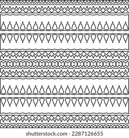 Textura elegante con figuras de líneas.Patrón geométrico en blanco y negro para páginas web, texturas, tarjetas, afiches, tela, textil. Diseño repetitivo gráfico monocromo. 
