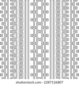 Textura elegante con figuras de líneas.Patrón geométrico en blanco y negro para páginas web, texturas, tarjetas, afiches, tela, textil. Diseño repetitivo gráfico monocromo. 