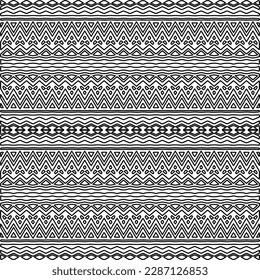 Stilvolle Textur mit Figuren aus Linien.Abstraktes geometrisches Schwarz-Weiß Muster für Webseiten, Texturen, Karten, Poster, Stoff, Textilien. Monochrome grafische Wiederholungsdesign. 