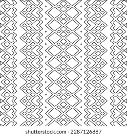Textura elegante con figuras de líneas.Patrón geométrico en blanco y negro para páginas web, texturas, tarjetas, afiches, tela, textil. Diseño repetitivo gráfico monocromo. 