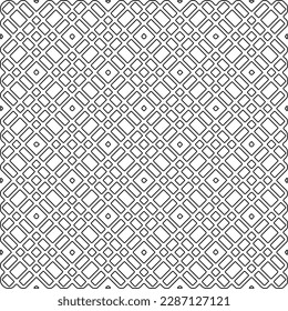 Textura elegante con figuras de líneas.Patrón geométrico en blanco y negro para páginas web, texturas, tarjetas, afiches, tela, textil. Diseño repetitivo gráfico monocromo. 
