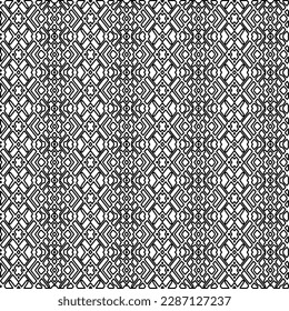 Textura elegante con figuras de líneas.Patrón geométrico en blanco y negro para páginas web, texturas, tarjetas, afiches, tela, textil. Diseño repetitivo gráfico monocromo. 