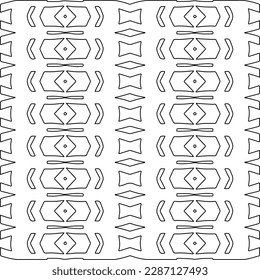 Textura elegante con figuras de líneas.Patrón geométrico en blanco y negro para páginas web, texturas, tarjetas, afiches, tela, textil. Diseño repetitivo gráfico monocromo. 