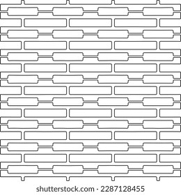 Stylish texture with figures from lines.Abstract geometric black and white pattern for web page, textures, card, poster, fabric, textile. Monochrome graphic repeating design. 