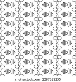  Textura elegante con figuras de líneas.Patrón geométrico en blanco y negro para páginas web, texturas, tarjetas, afiches, tela, textil. Diseño repetitivo gráfico monocromo. 