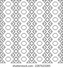  Textura elegante con figuras de líneas.Patrón geométrico en blanco y negro para páginas web, texturas, tarjetas, afiches, tela, textil. Diseño repetitivo gráfico monocromo. 