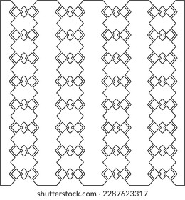  Textura elegante con figuras de líneas.Patrón geométrico en blanco y negro para páginas web, texturas, tarjetas, afiches, tela, textil. Diseño repetitivo gráfico monocromo. 