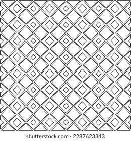  Textura elegante con figuras de líneas.Patrón geométrico en blanco y negro para páginas web, texturas, tarjetas, afiches, tela, textil. Diseño repetitivo gráfico monocromo. 