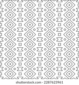 Textura elegante con figuras de líneas.Patrón geométrico en blanco y negro para páginas web, texturas, tarjetas, afiches, tela, textil. Diseño repetitivo gráfico monocromo. 
