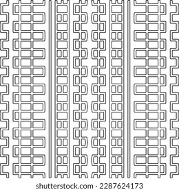 Textura elegante con figuras de líneas.Patrón geométrico en blanco y negro para páginas web, texturas, tarjetas, afiches, tela, textil. Diseño repetitivo gráfico monocromo. 