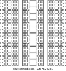 Textura elegante con figuras de líneas.Patrón geométrico en blanco y negro para páginas web, texturas, tarjetas, afiches, tela, textil. Diseño repetitivo gráfico monocromo. 