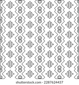  Textura elegante con figuras de líneas.Patrón geométrico en blanco y negro para páginas web, texturas, tarjetas, afiches, tela, textil. Diseño repetitivo gráfico monocromo. 