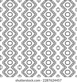  Textura elegante con figuras de líneas.Patrón geométrico en blanco y negro para páginas web, texturas, tarjetas, afiches, tela, textil. Diseño repetitivo gráfico monocromo.