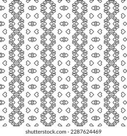  Textura elegante con figuras de líneas.Patrón geométrico en blanco y negro para páginas web, texturas, tarjetas, afiches, tela, textil. Diseño repetitivo gráfico monocromo.