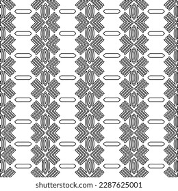  Textura elegante con figuras de líneas.Patrón geométrico en blanco y negro para páginas web, texturas, tarjetas, afiches, tela, textil. Diseño repetitivo gráfico monocromo.