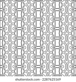  Textura elegante con figuras de líneas.Patrón geométrico en blanco y negro para páginas web, texturas, tarjetas, afiches, tela, textil. Diseño repetitivo gráfico monocromo. 