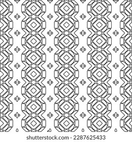  Textura elegante con figuras de líneas.Patrón geométrico en blanco y negro para páginas web, texturas, tarjetas, afiches, tela, textil. Diseño repetitivo gráfico monocromo.