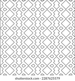  Textura elegante con figuras de líneas.Patrón geométrico en blanco y negro para páginas web, texturas, tarjetas, afiches, tela, textil. Diseño repetitivo gráfico monocromo.