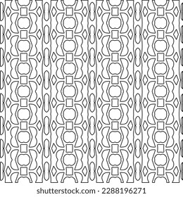  Textura elegante con figuras de líneas.Patrón geométrico en blanco y negro para páginas web, texturas, tarjetas, afiches, tela, textil. Diseño repetitivo gráfico monocromo. 