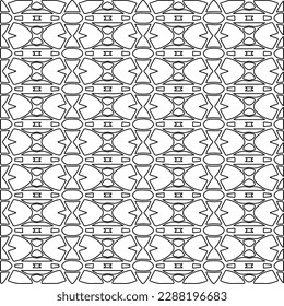  Textura elegante con figuras de líneas.Patrón geométrico en blanco y negro para páginas web, texturas, tarjetas, afiches, tela, textil. Diseño repetitivo gráfico monocromo. 