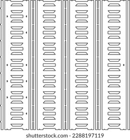  Stylish texture with figures from lines.Abstract geometric black and white pattern for web page, textures, card, poster, fabric, textile. Monochrome graphic repeating design. 