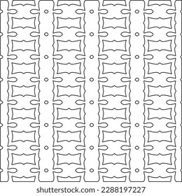  Stilvolle Textur mit Figuren aus Linien.Abstraktes geometrisches Schwarz-Weiß Muster für Webseiten, Texturen, Karten, Poster, Stoff, Textilien. Monochrome grafische Wiederholungsdesign. 