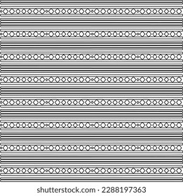  Stylish texture with figures from lines.Abstract geometric black and white pattern for web page, textures, card, poster, fabric, textile. Monochrome graphic repeating design. 